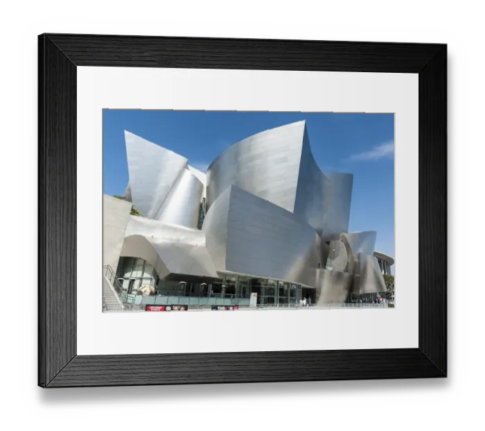 Framed Print : Modern Architecture, Walt Disney Concert Hall