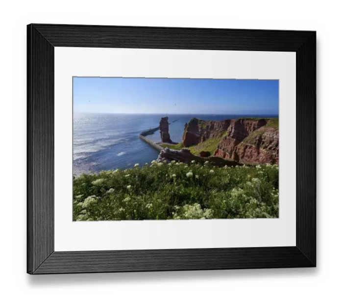 Framed Print : Lange Anna with cliffs on the high seas island of Helgoland Framed Print : Lange Anna with cliffs on the high seas island of Helgoland