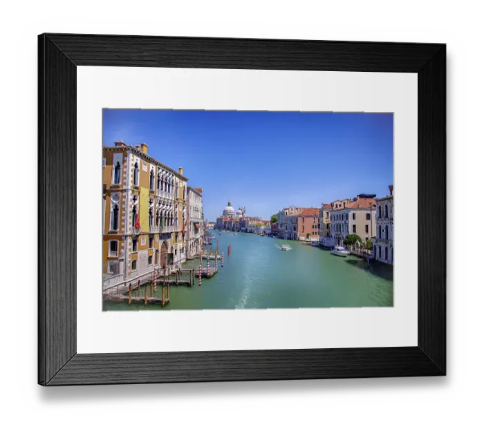 Framed Print : View from Ponte dell'Accademia