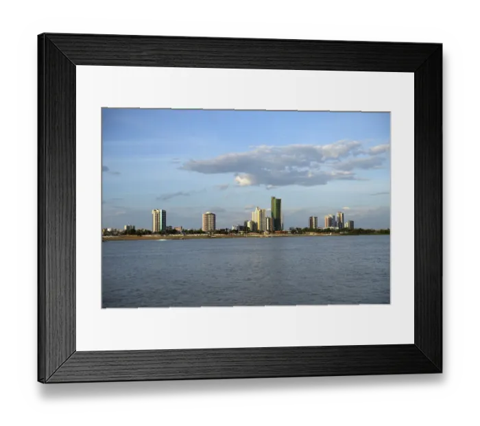 Framed Print : Skyline of Petrolina and Rio Sao Francisco