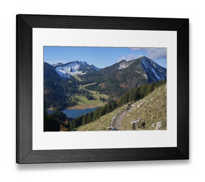 Framed Print : Bodenschneid and Brecherspitze