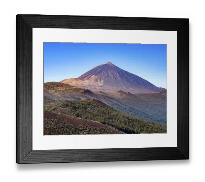 Framed Print : Pico del Teide, seen from east