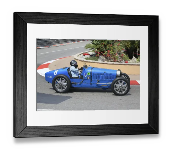 Framed Print : Bugatti 35B of 1929, 10th Grand Prix Monaco Historique 2016