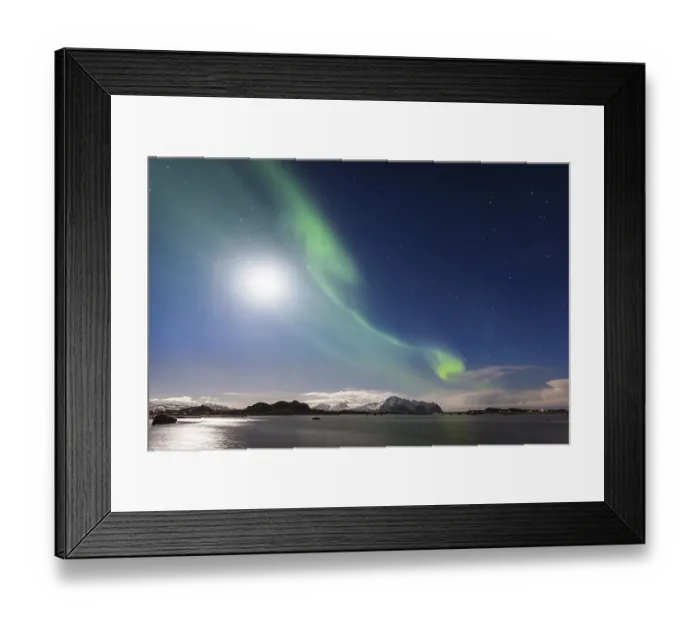 Framed Print : Northern Lights, Aurora Borealis