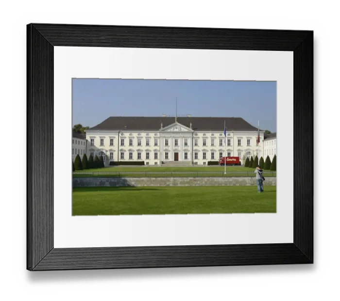 Framed Print : Bellevue Palace, Tiergarten, Mitte Framed Print : Bellevue Palace, Tiergarten, Mitte