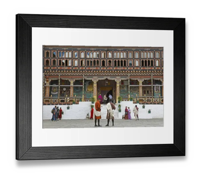 Framed Print : Tashichho Dzong, Buddhistic monastery