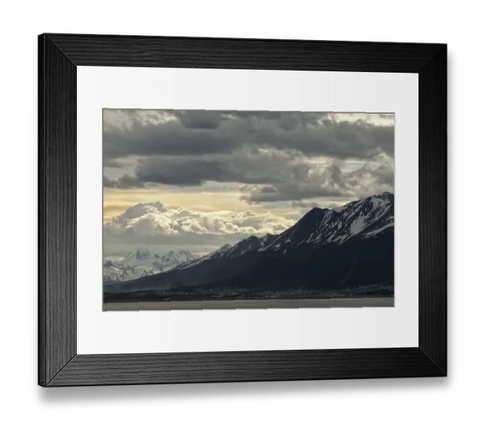 Framed Print : Ushuaia and the Beagle Channel