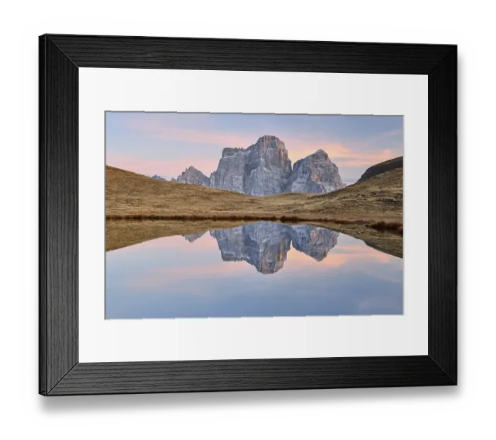 Framed Print : Larghetto di Baste, Autumn in the Dolomites
