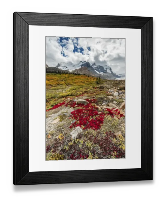 Framed Print : Barren Landscape, Glacial Valley Framed Print : Barren Landscape, Glacial Valley