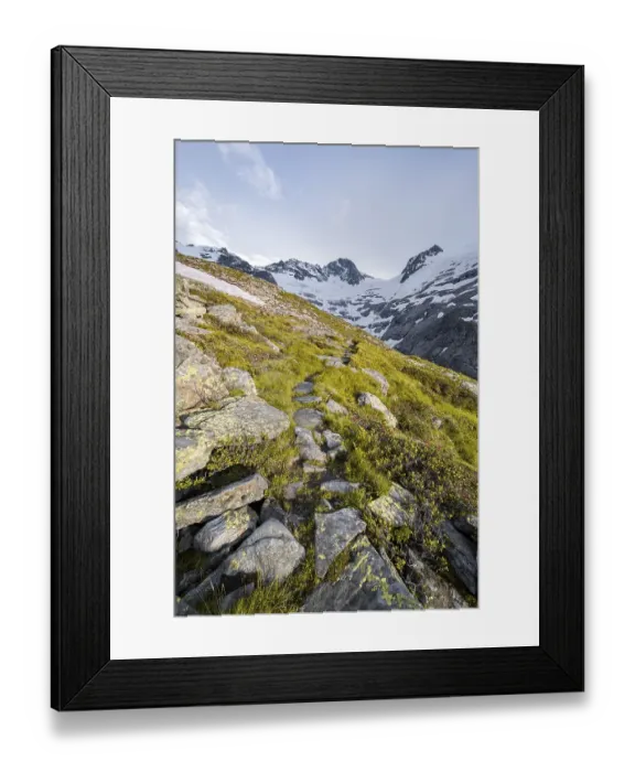 Framed Print : Hiking trail, Berliner Hoehenweg Framed Print : Hiking trail, Berliner Hoehenweg