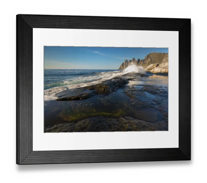 Framed Print : Tungeneset coastline, Devil's Teeth Framed Print : Tungeneset coastline, Devil's Teeth