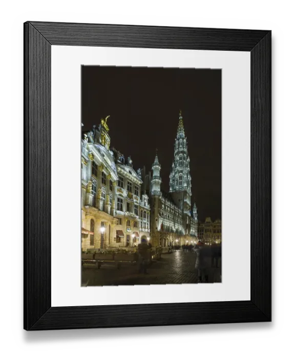 Framed Print : Grand Place or Grote Markt central square