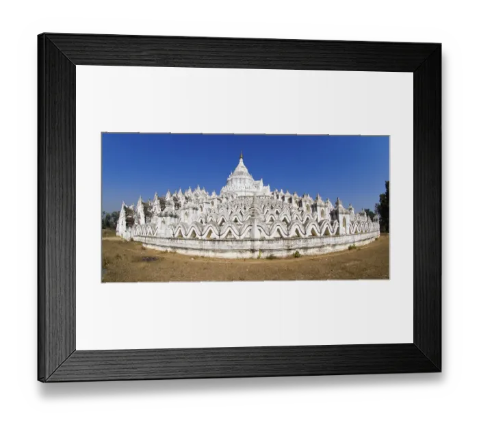 Framed Print : Hsinbyume or Myatheindan Pagoda