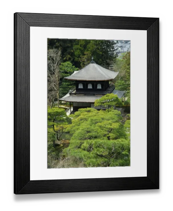 Framed Print : Ginkaku-ji Temple, Silver Pavilion Framed Print : Ginkaku-ji Temple, Silver Pavilion