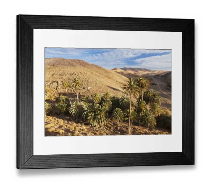 Framed Print : Landscape of Barranco de la Madre de Agua