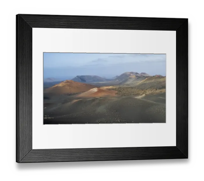 Framed Print : Volcanic landscape, Montanas del Fuego