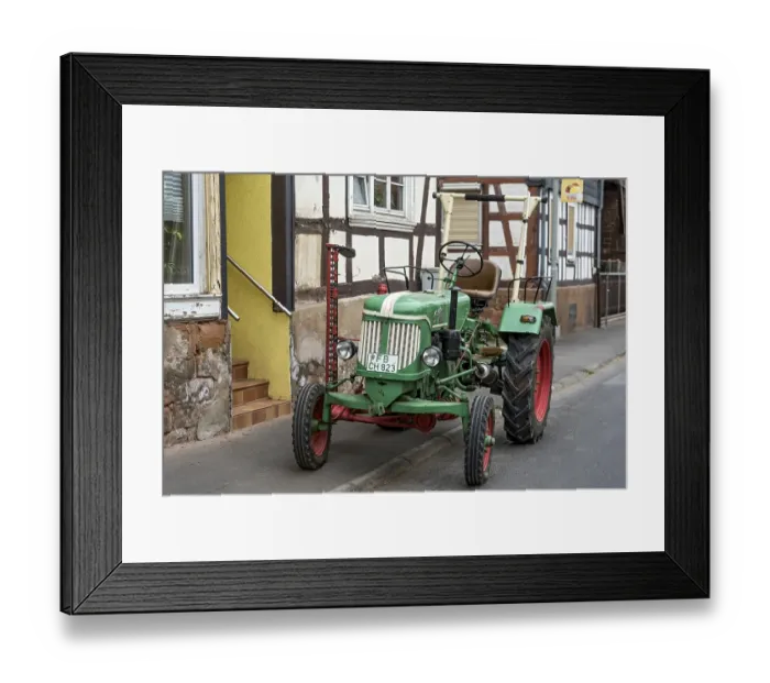 Framed Print : Vintage tractor Gueldner ABS 22 hp