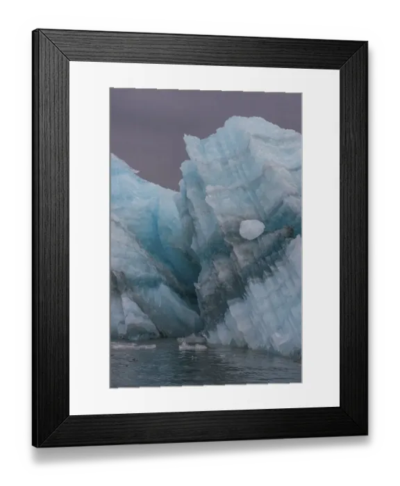 Framed Print : Drifting glacier ice, Hornsund