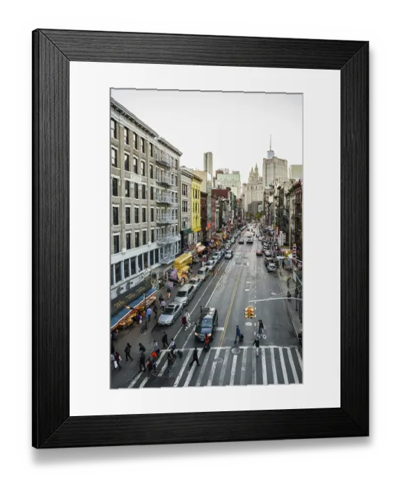 Framed Print : Monroe Street, Chinatown, Manhattan