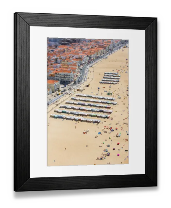 Framed Print : Nazare beach, Estremadura and Ribatejo Framed Print : Nazare beach, Estremadura and Ribatejo