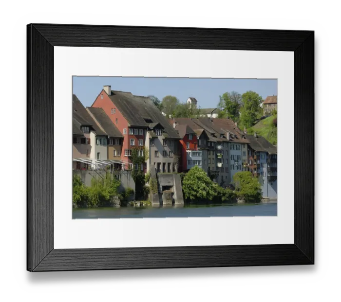 Framed Print : Historic centre of Laufenburg, Canton of Aargau