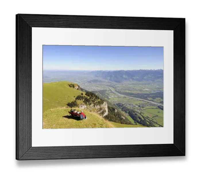 Framed Print : View from Hohen Kasten Mountain