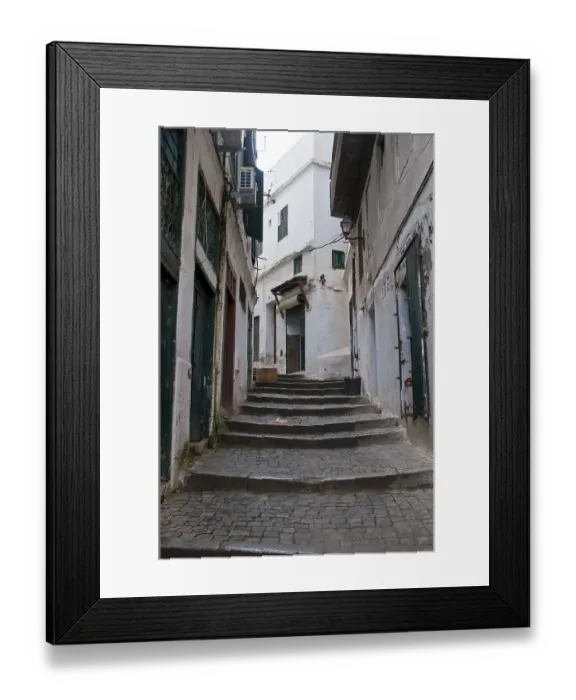 Framed Print : Small alley in the Casbah, Unesco World Heritage Site