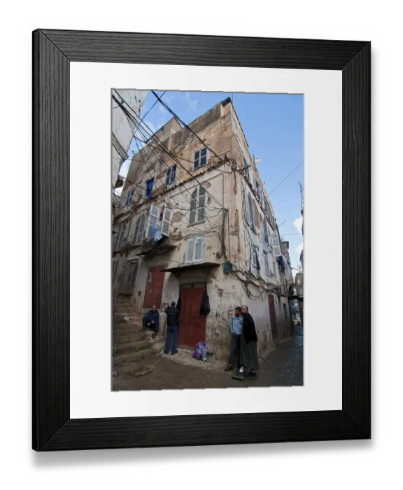 Framed Print : Small alleys in the Casbah, Unesco World Heritage Site