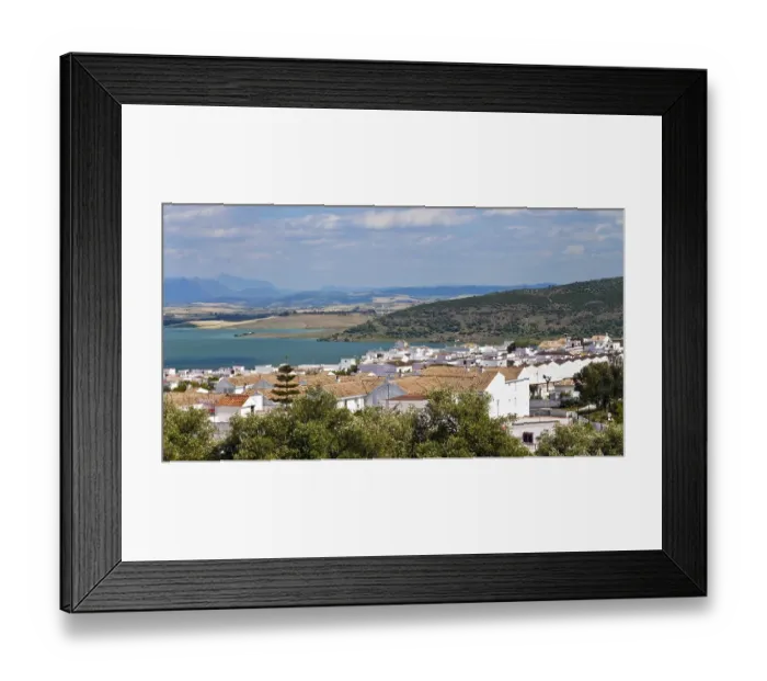 Framed Print : Reservoir Embalse de Bornos, Bornos Framed Print : Reservoir Embalse de Bornos, Bornos