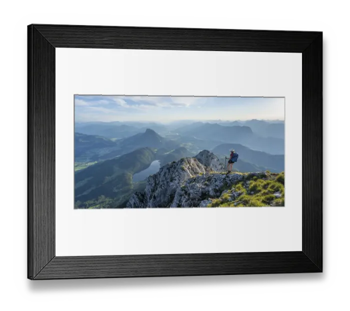 Framed Print : Hintersteiner Lake in the mountains