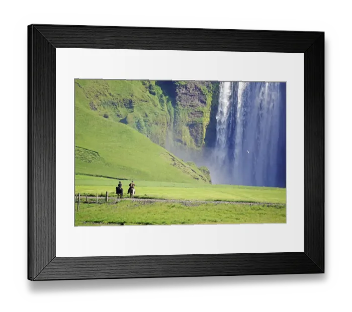 Framed Print : Water masses plummeting vertically into the depths Framed Print : Water masses plummeting vertically into the depths