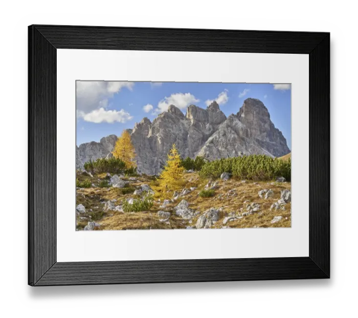 Framed Print : Three Peaks nature park Park, Autumn