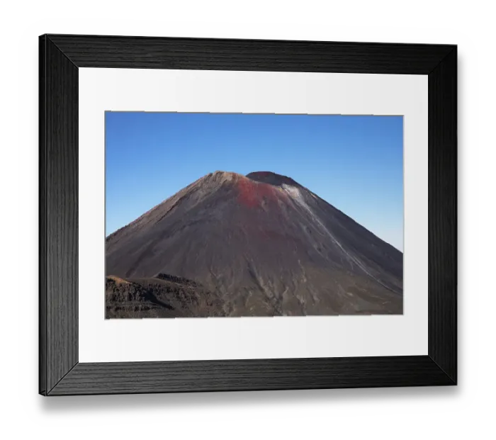 Framed Print : Mount Ngauruhoe, Oceania, Tongariro National Park Framed Print : Mount Ngauruhoe, Oceania, Tongariro National Park