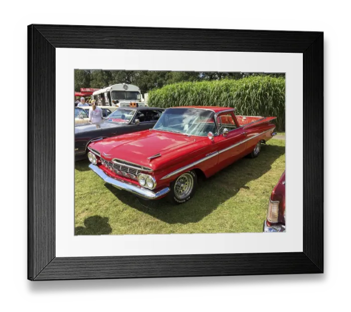 Framed Print : Classic historic pick up Chevrolet El Camino Framed Print : Classic historic pick up Chevrolet El Camino