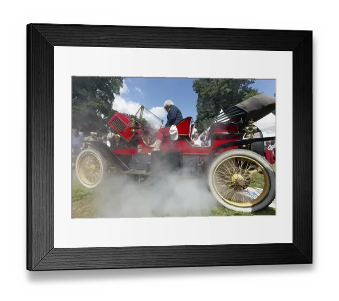 Framed Print : Stanley Type K Semi-Racer, steam car from USA