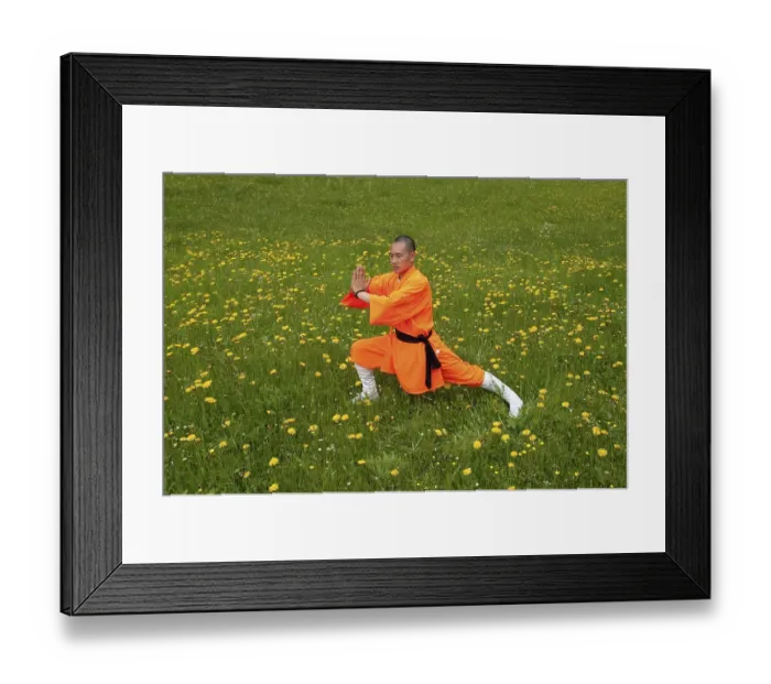 Framed Print : Shaolin monk