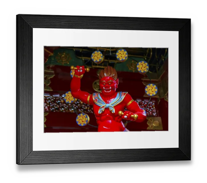 Framed Print : Raijin, God of Thunder, Thunder God