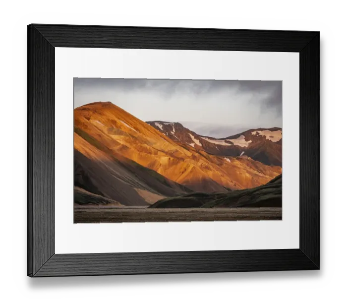 Framed Print : Landscape near Landmannalaugar