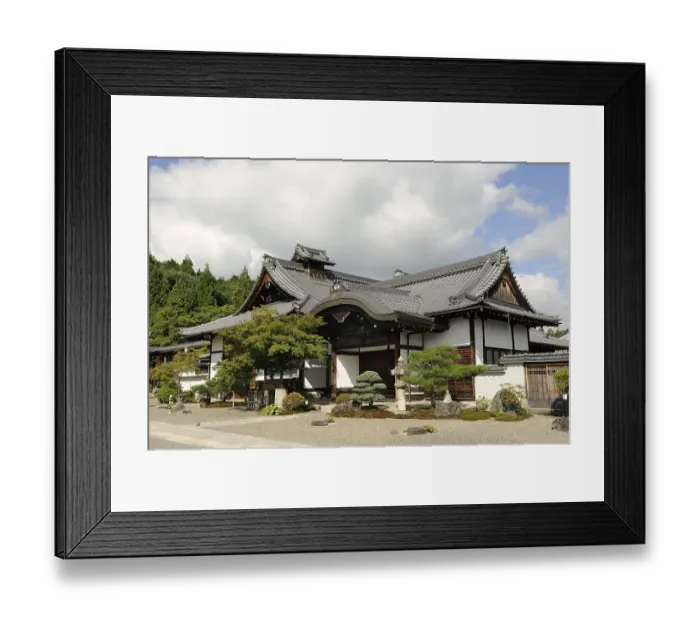 Framed Print : Entsuji Temple, Iwakura near Kyoto, Japan, Asia