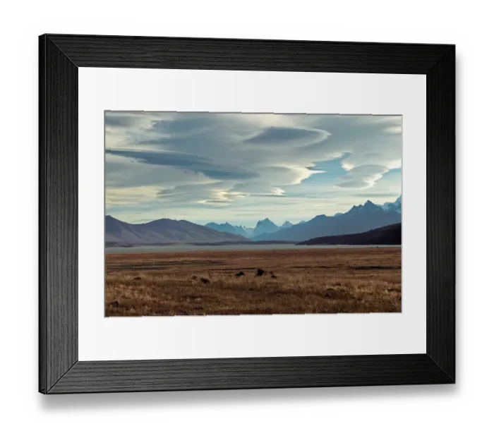Framed Print : Landscape near El Calafate, Los Glaciares National Park Framed Print : Landscape near El Calafate, Los Glaciares National Park