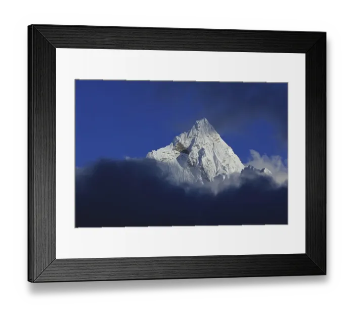 Framed Print : Peak of mount Ama Dablam, Everest National Park
