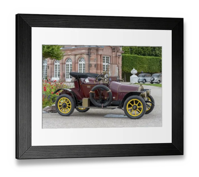 Framed Print : Vintage Opel Torpedo, Germany 1911