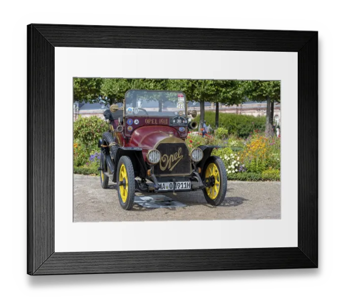 Framed Print : Vintage Opel Torpedo, Germany 1911