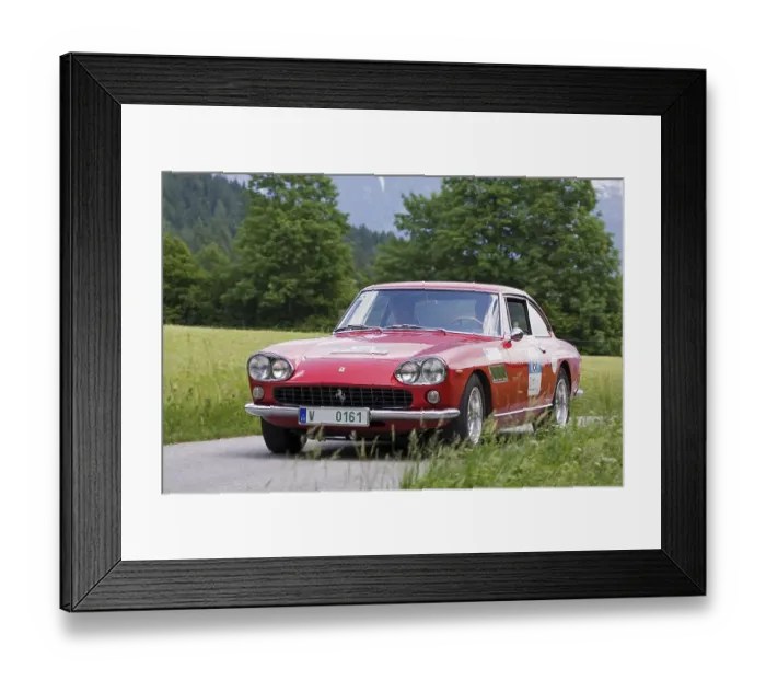 Framed Print : Ferrari 330 GT 2+2, built in 1965
