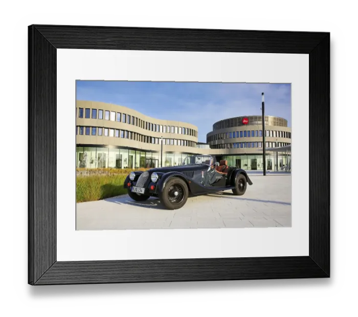 Framed Print : Morgan Plus 4, Leitz Park, Wetzlar