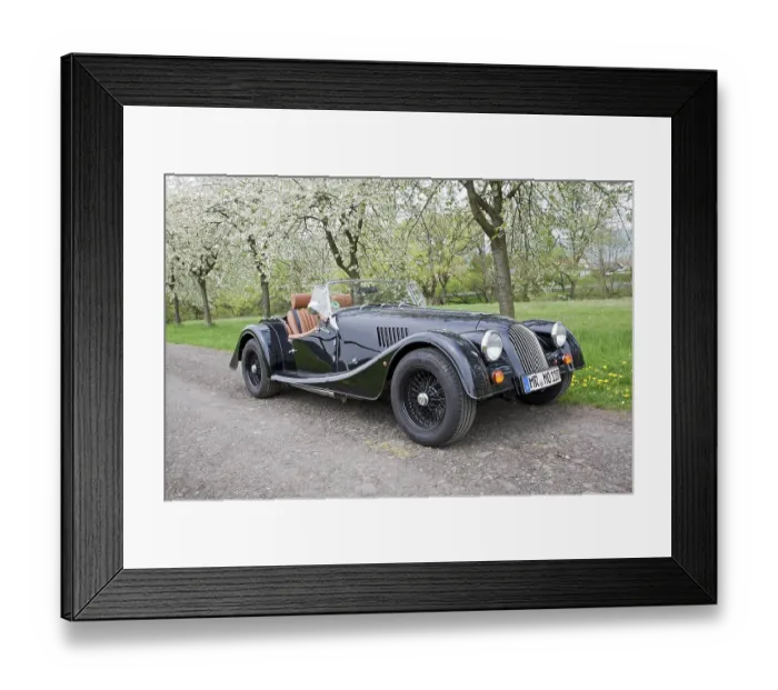Framed Print : Morgan Plus 4, Marburg, Hesse, Germany, Europe