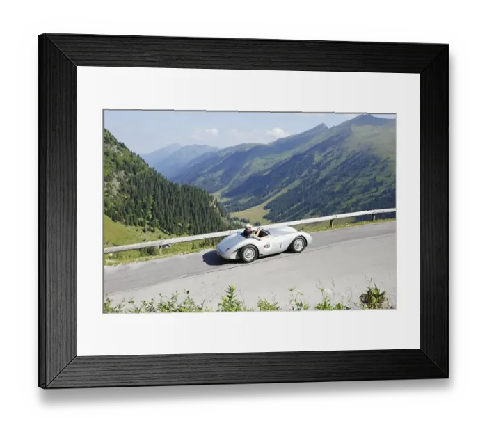 Framed Print : Vintage car rally Ennstal Classic 2022
