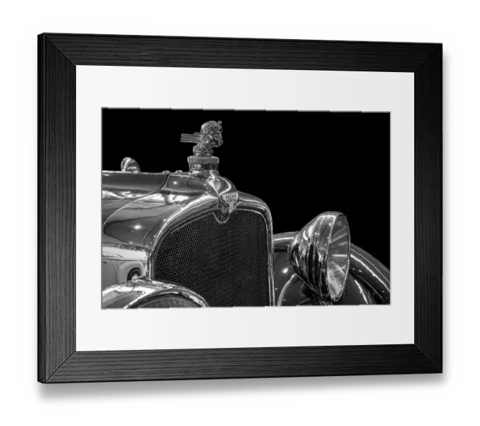 Framed Print : Oldtimer detail, Stutz Vertical Eight 1926 Framed Print : Oldtimer detail, Stutz Vertical Eight 1926