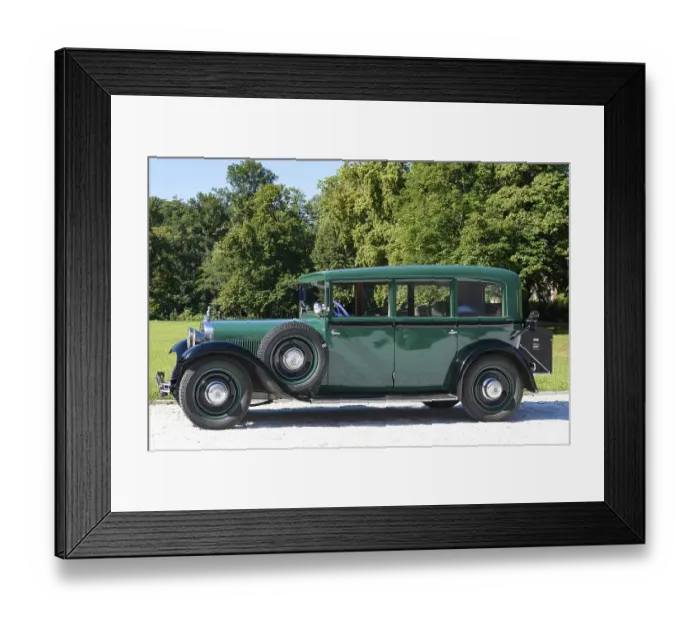 Framed Print : Oldtimer Steyr XXX sedan, year 1931