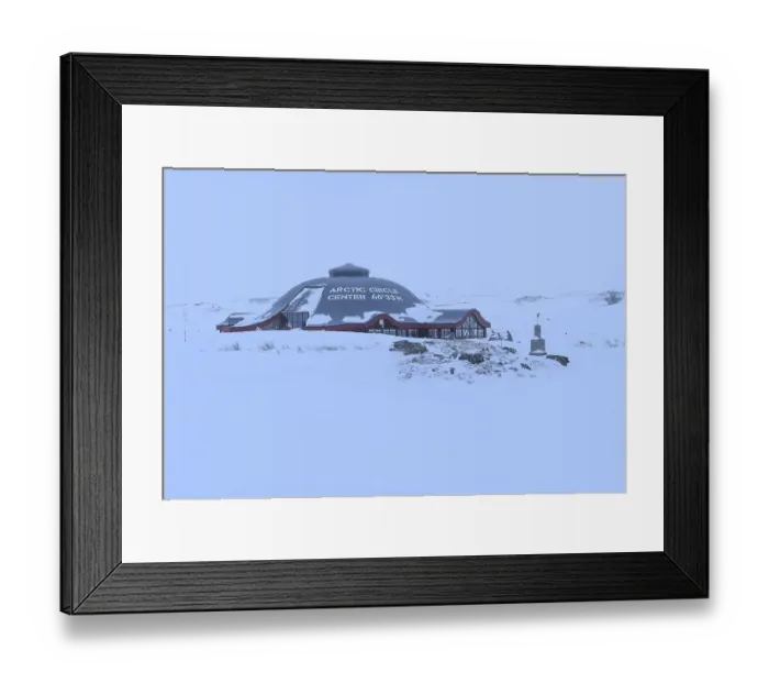 Framed Print : Visitor centre, Arctic Circle Center